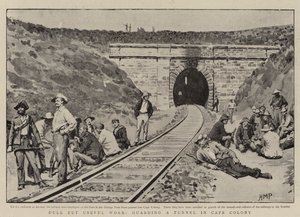 Travail ennuyeux mais utile, gardant un tunnel au Cap - Henry Marriott Paget